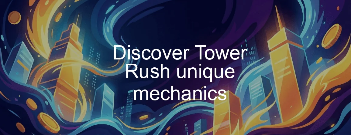 Grue oscillant au-dessus d'une tour Tower Rush en construction