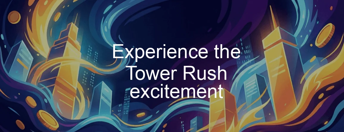 Interface de Tower Rush sur un mobile en France Interface de Tower Rush avec le bouton de construction et la tour qui monte